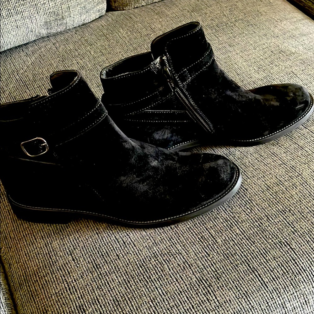 Black Suede Ankle Boots
